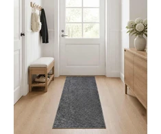 Kilimas Antracito 80 x 150 cm 100% poliesteris 3 mm Plaunamas