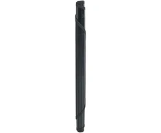 Kilimas, apvalus, juodas, 100 cm, bambukas