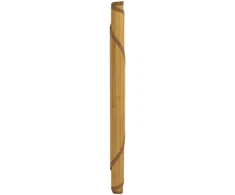 Kilimas, apvalus, natūralus, 100 cm, bambukas