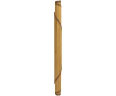 Kilimas, apvalus, natūralus, 80 cm, bambukas