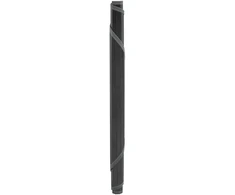 Kilimas, apvalus, pilkas, 60 cm, bambukas