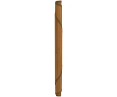 Kilimas, apvalus, rudas, 60 cm, bambukas