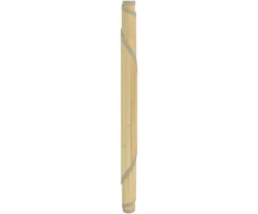 Kilimas, apvalus, šviesus, natūralus, 60 cm, bambukas