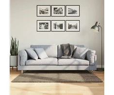 Kilimas ISTAN, pilkas, 80x150cm, blizgus, aukšti šereliai