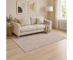 Kilimas IZA Smėlio 120 x 170 cm 100% poliesteris Žemo plauko