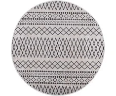 Kilimas, juodos ir baltos spalvos, 120cm, neslystantis