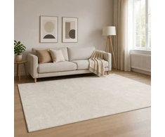 Kilimas Kreminė 120 x 180 cm 100% poliesteris 3 mm Plaunamas