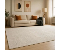 Kilimas Kreminė 300 x 400 cm 100% poliesteris 3 mm Plaunamas