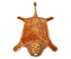 Kilimas liūtas, pliušinis, 205 cm, rudas