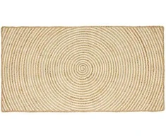 Zoninės kiliminės dangos Balta 100 x 200 cm Džiutas
