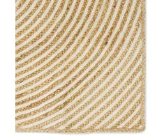 Kilimas Balta 120 x 120 cm Džiutas