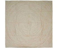 Zoninės kiliminės dangos Natūrali ir Balta 200 x 200 cm Džiutas