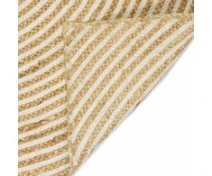 Kilimas Balta 240 x 240 cm Džiutas