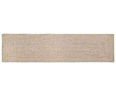 Zoninės kiliminės dangos Natūrali ir Balta 60 x 400 cm Džiutas