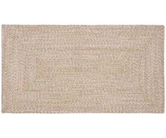 Zoninės kiliminės dangos Natūrali ir Balta 80 x 150 cm Džiutas