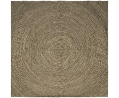 Kilimas Natūrali ir juoda 240 x 240 cm Džiutas