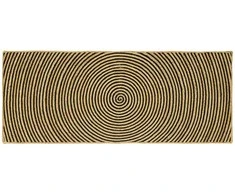 Zoninės kiliminės dangos Juoda 80 x 200 cm Džiutas
