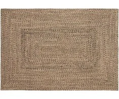 Zoninės kiliminės dangos Natūrali ir juoda 120 x 170 cm Džiutas