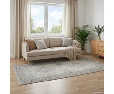 Kilimas ORIZ Kreminė 80 x 200 cm 100% poliesteris