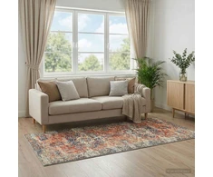 Kilimas ORIZ Oranžinė 80 x 200 cm 100% poliesteris