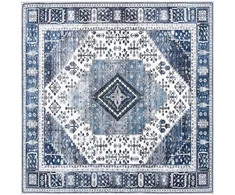Kilimas ORIZ Tamsiai mėlyna 240 x 240 cm 100% poliesteris