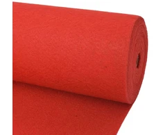 Kilimas Paprastas Raudona 1,2 x 12 m Poliesteris