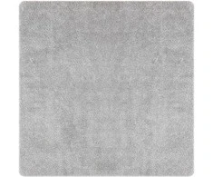 Neslystantis plaukuotas kilimas Pilka 200 x 200 cm PP