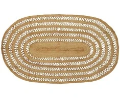 Zoninės kiliminės dangos Natūrali 152 x 245 cm Džiutas