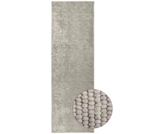Kilimas Smėlio 50 x 200 cm 100% poliesteris 3 mm Plaunamas