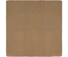 Kilimas Šviesiai rudas 300 x 300 cm Džiutas
