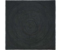 Zoninės kiliminės dangos Tamsiai pilka 200 x 200 cm Džiutas