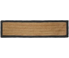 Kilimas Tamsiai pilka 60 x 250 cm Džiutas