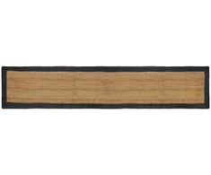 Kilimas Tamsiai pilka 60 x 400 cm Džiutas