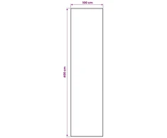 Kilimėlis LESAKA spalvingas 100 x 400 cm