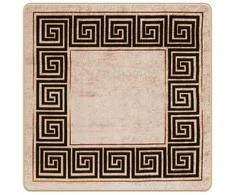 Kilimėlis MARSA Juodas 100 x 100 cm Poliesteris ir PVC