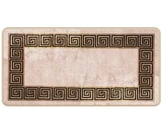 Kilimėlis MARSA Juodas 50 x 100 cm Poliesteris ir PVC