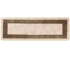 Kilimėlis MARSA Juodas 50 x 150 cm Poliesteris ir PVC