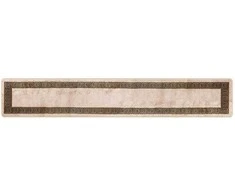 Kilimėlis MARSA Juodas 50 x 300 cm Poliesteris ir PVC