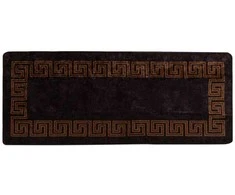 Kilimėlis MARSA Juodas 80 x 200 cm Poliesteris ir PVC