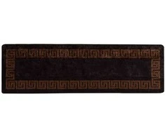 Kilimėlis MARSA Juodas 80 x 250 cm Poliesteris ir PVC