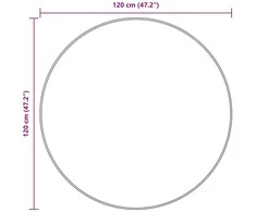 Kilimėlis MARSA Miško Žalia 120 x 120 cm Poliesteris ir PVC
