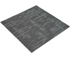 Kilimų plytelė Anglies pilka 50 x 50 cm 4 pcs PP ir Bitumas