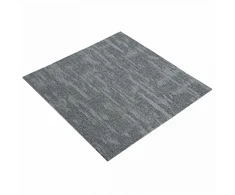 Kilimų plytelė Betono pilka 50 x 50 cm 20 pcs PP ir Bitumas