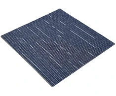 Kilimų plytelė Dryžuota mėlyna 50 x 50 cm 36 pcs PP ir Bitumas