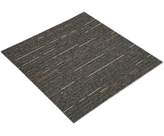 Kilimų plytelė Dryžuota šviesiai ruda 50 x 50 cm 36 pcs