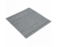 Kilimų plytelė Šviesiai pilka su juostele 50 x 50 cm 4 pcs
