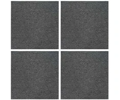 Kilimų plytelė Vidutinė pilka 50 x 50 cm 4 vnt. PP ir Bitumas