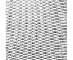 Klaidų užuolaida su tinkleliu Juoda 70 x 220 cm Poliesteris