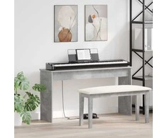 Klaviatūros stovas Betono pilka 120 x 32 x 64 cm
