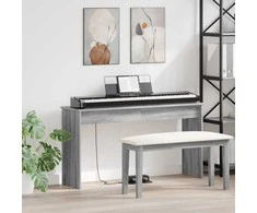 Klaviatūros stovas Pilkas Sonoma 120 x 32 x 64 cm